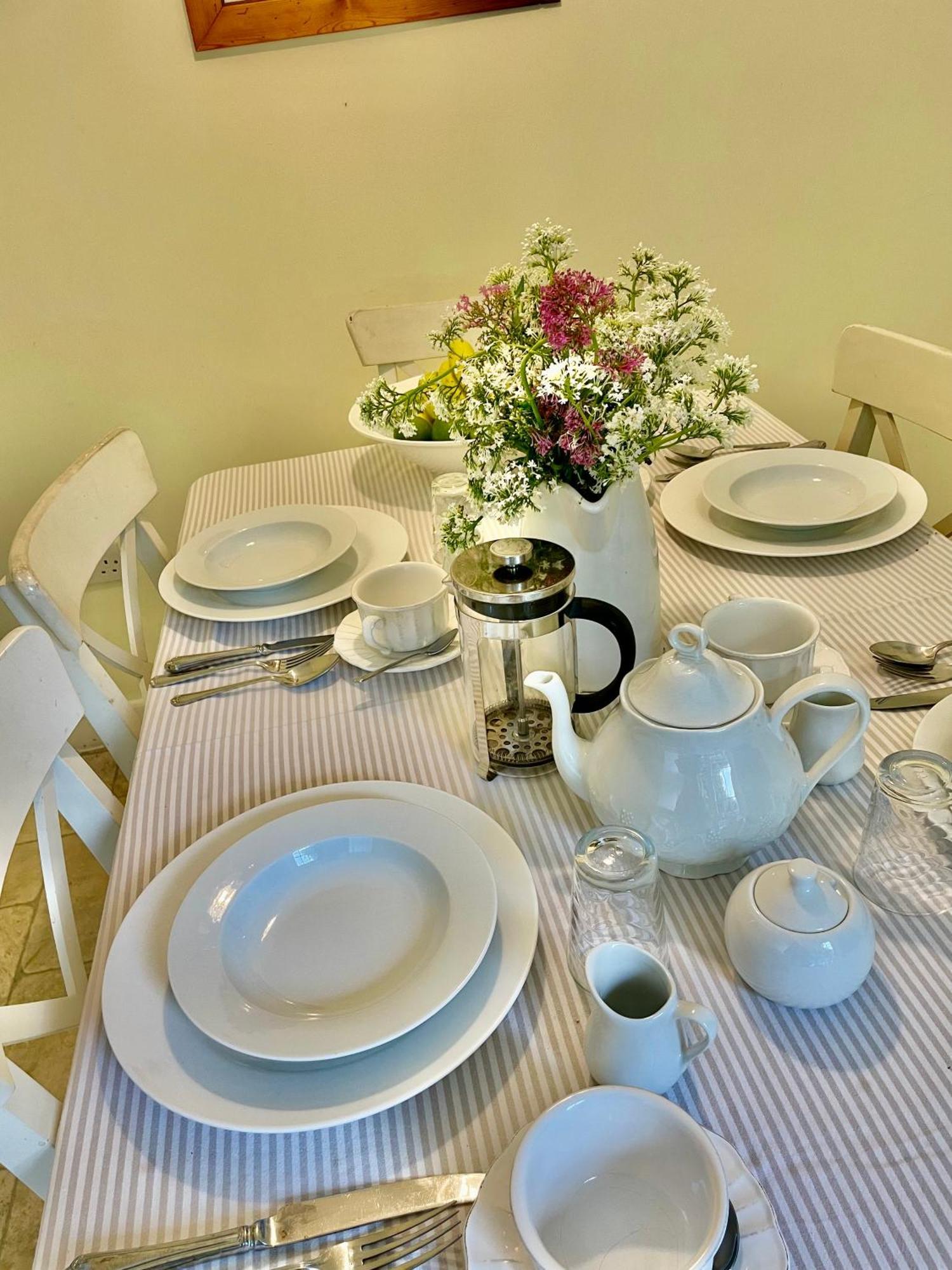 Tythe Barn Cottage Glastonbury Bagian luar foto