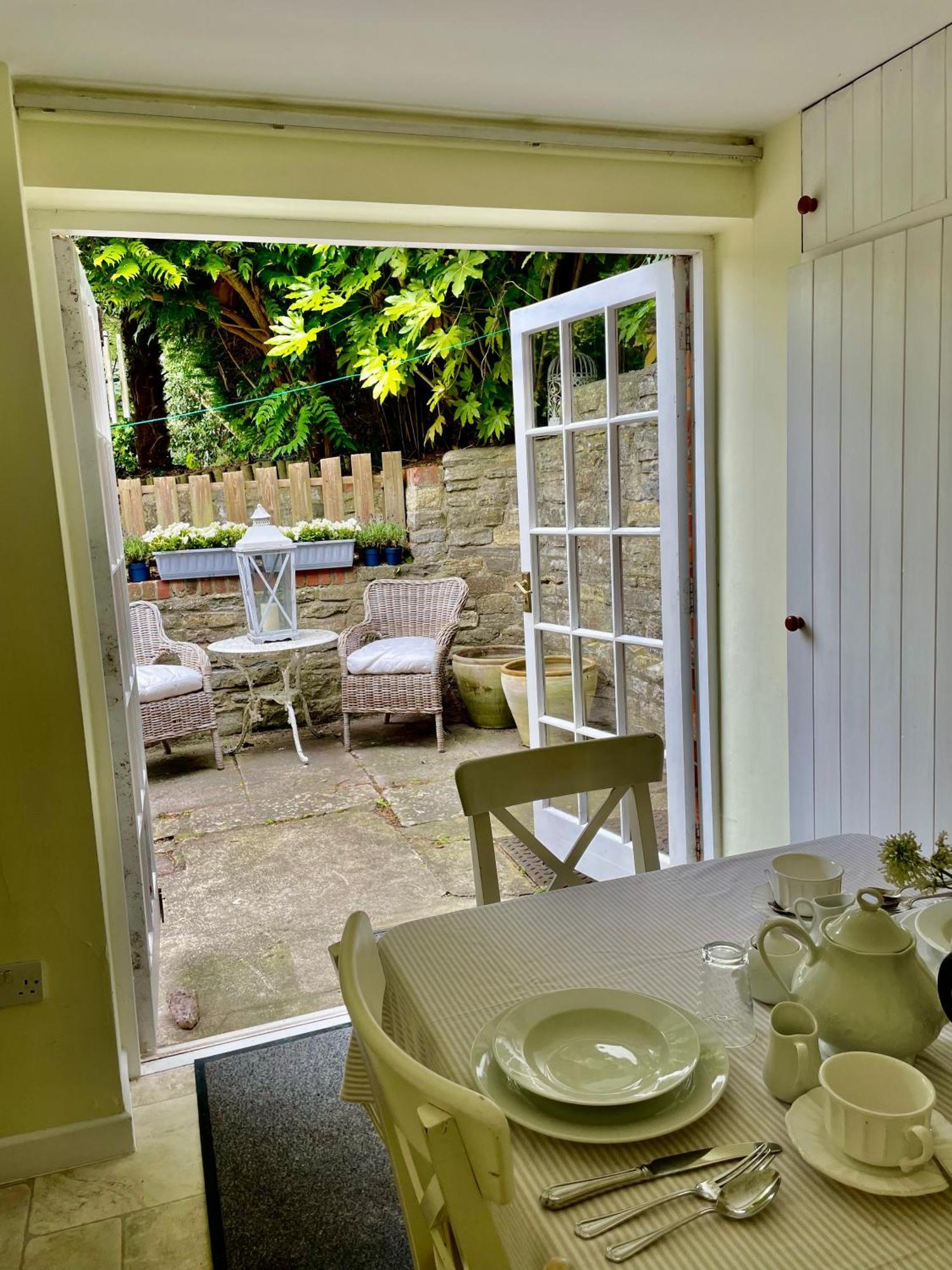 Tythe Barn Cottage Glastonbury Bagian luar foto